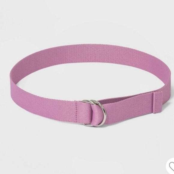 Accessories - NWT Womens Large Wild Fable Pink Webbing Belt